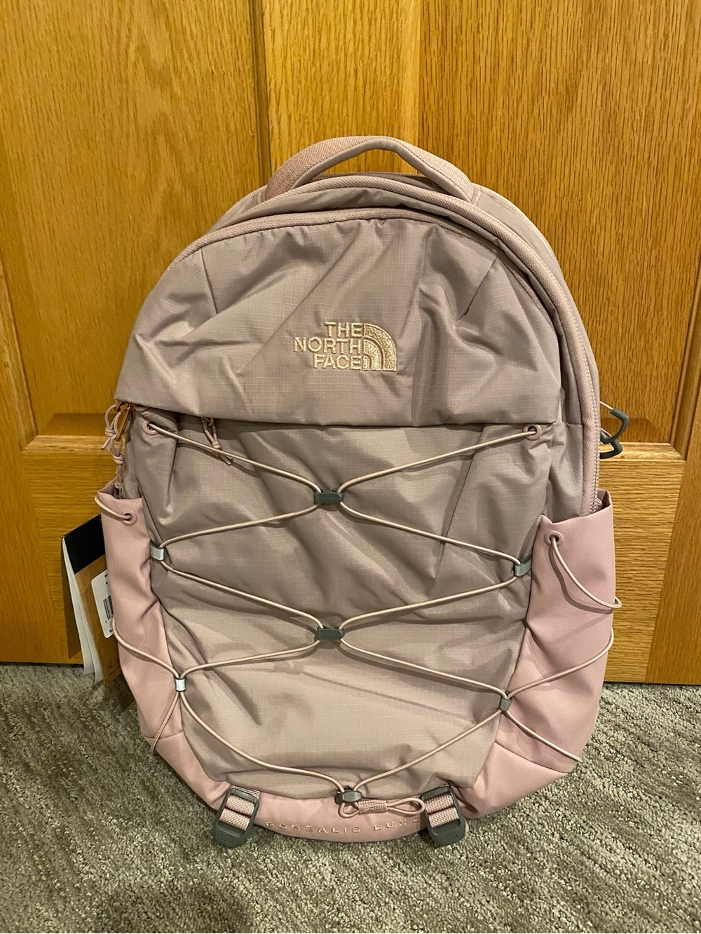 NWT The North Face 27L Women’s Borealis Luxe Backpack- Metal Pink/Burnt Coral - Picture 6 of 11